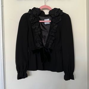 Moschino Jacket with Flower Appliqué